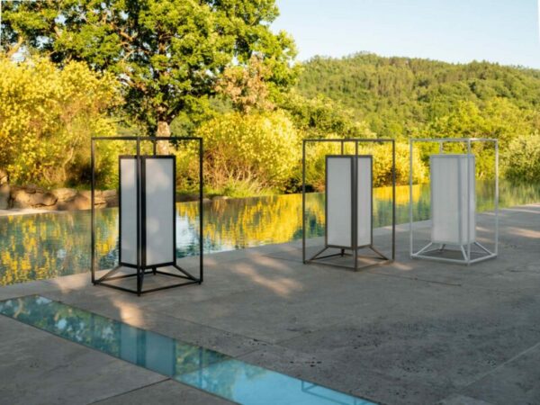 Итальянский напольный торшер CleoSoft//Alu Lantern 2