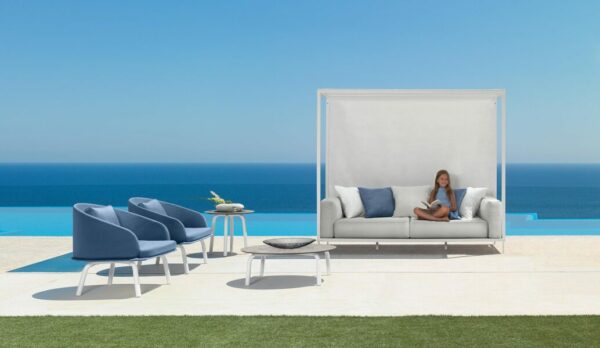 Итальянское кресло CleoSoft//Alu Lounge Armchair 2