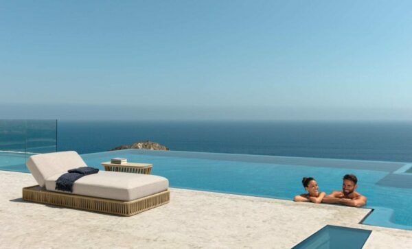 Итальянский шезлонг Cliff Sunbed от Talenti