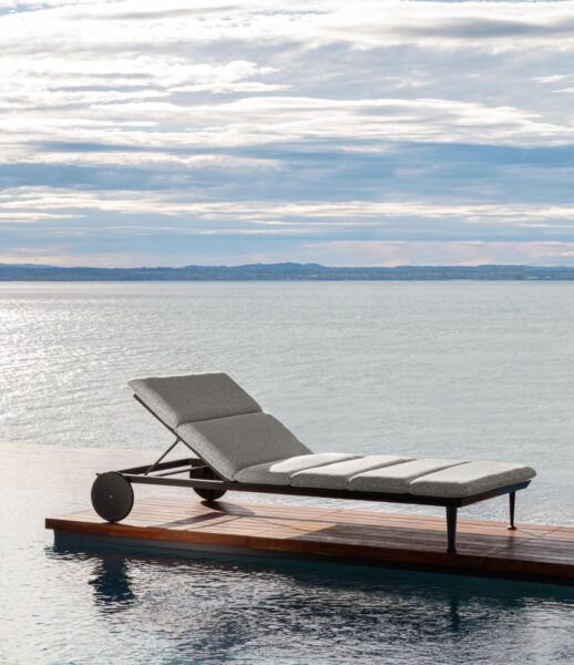 Итальянский шезлонг Cruise//alu Sunbed 3