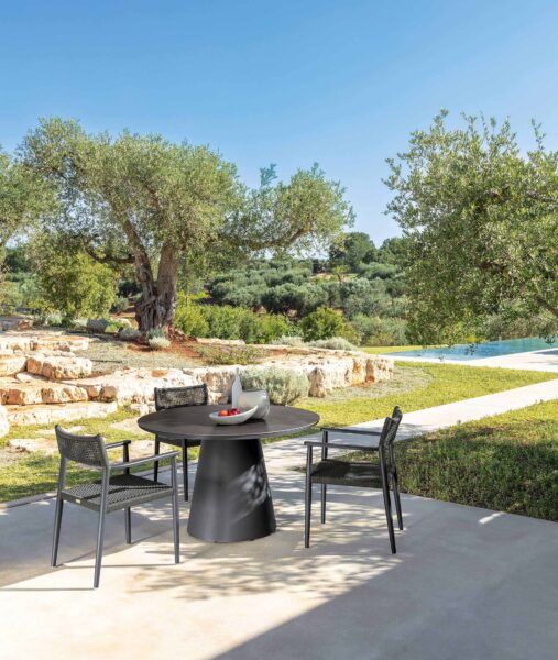 Итальянский стол Dolcevita//Alu Dining Table D90 2