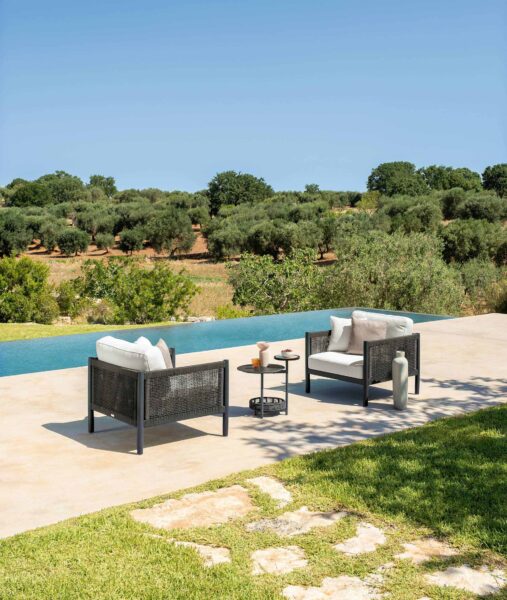 Итальянское кресло Dolcevita//Alu Living Armchair от Talenti