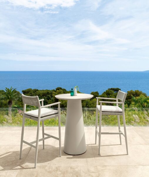 Итальянский стул Dolcevita//Alu Bar Stool от Talenti