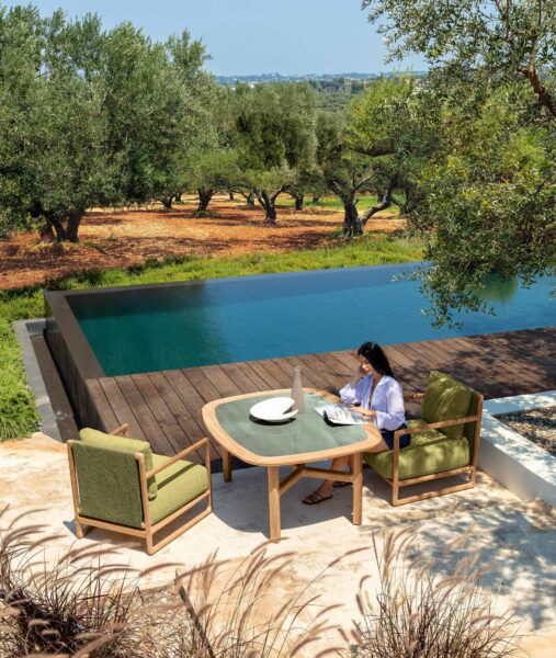 Итальянское кресло Jun Lounge Armchair 2