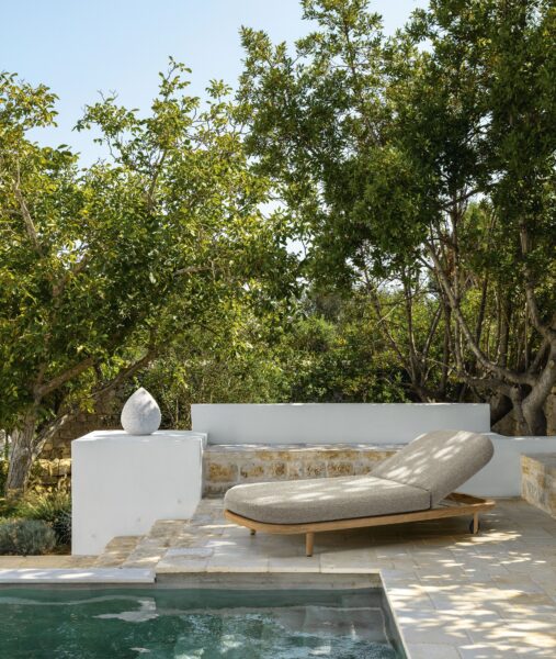 Итальянский шезлонг Karen Sunbed от Talenti