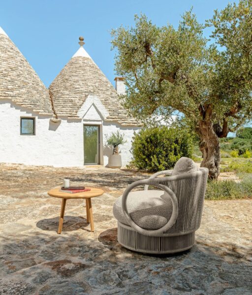 Итальянское кресло Karen Swivel Living Armchair 2