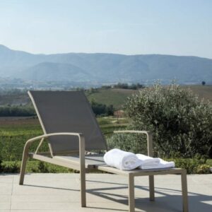 Итальянский шезлонг Lady Reclinable Sunbed от Talenti