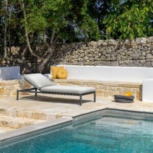 Итальянский шезлонг Lake Sunbed от Talenti