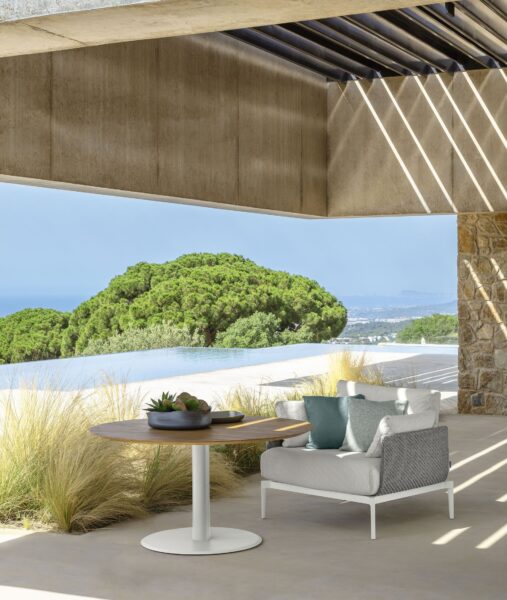 Итальянский стол Leaf dining table H63 2