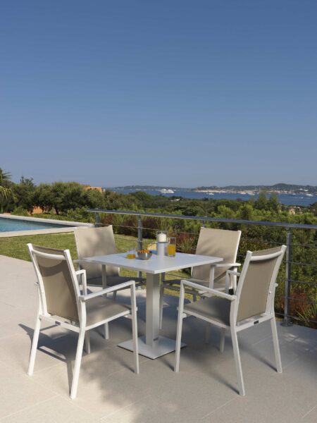 Итальянский стол Maiorca Table 70×70 2