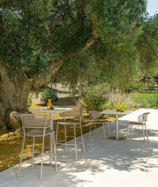 Итальянский стул Moon//Alu Stool от Talenti