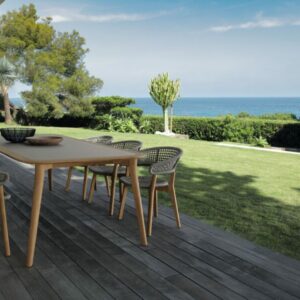 Итальянский стул Moon//Teak Dining Chair от Talenti