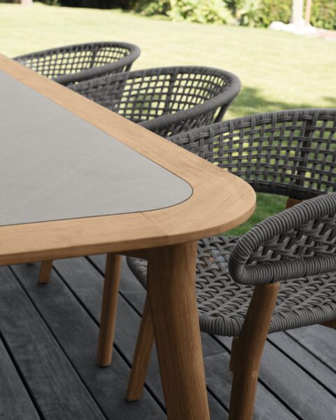 Итальянский стол Moon//Teak 200×100 Dining Table 2