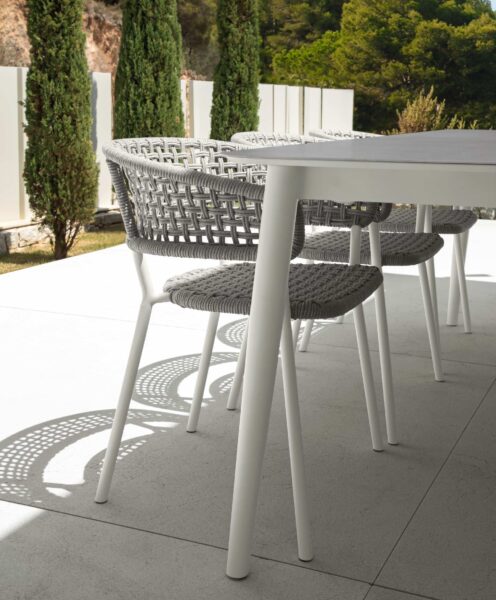 Итальянский стул Moon//Alu Dining Chair 2