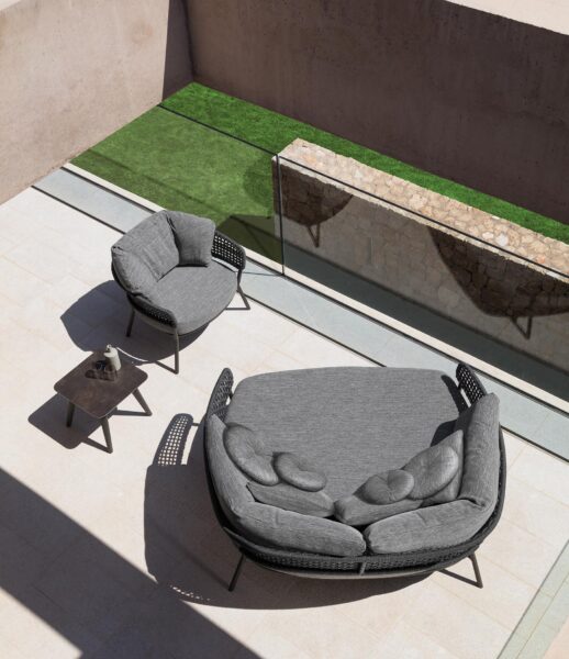 Итальянский столик Moon//Alu Side Table от Talenti