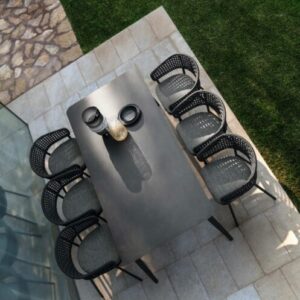 Итальянский стул Moon//Alu Dining Armchair 4