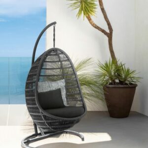 Итальянское кресло Panama Egg chair with structure 4