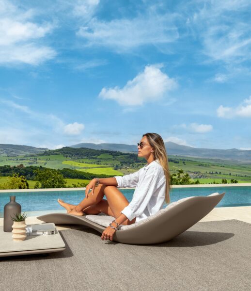 Итальянский шезлонг Reef sunbed 2