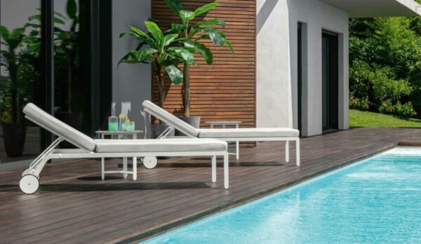 Итальянский шезлонг Riviera Sunbed от Talenti