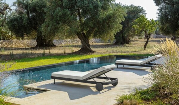 Итальянский шезлонг Slam//Rope Sunbed 2