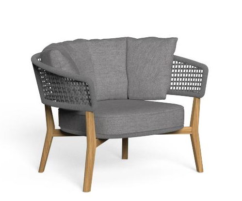 Итальянское кресло Moon//Teak Living Armchair от Talenti