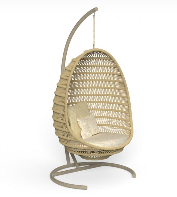 Итальянское кресло Panama Egg chair with structure от Talenti