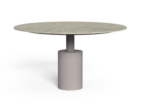Итальянский стол Edwin//Alu Dining Table D135 от Talenti