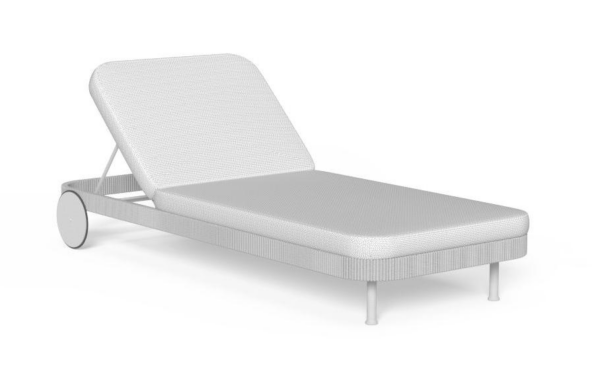 Итальянский шезлонг Slam//Rope Sunbed от Talenti