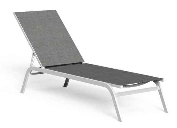 Итальянский шезлонг Step Sunbed от Talenti