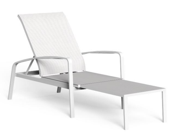 Итальянский шезлонг Lady Reclinable Sunbed от Talenti