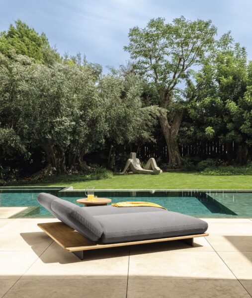 Итальянский шезлонг Venice Double sunbed 2