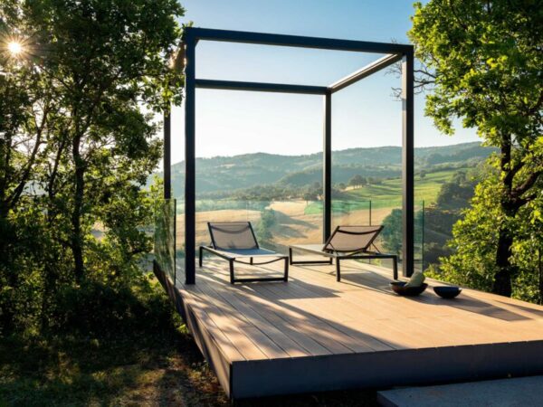 Итальянский шезлонг Alabama//Alu Sunbed от Talenti