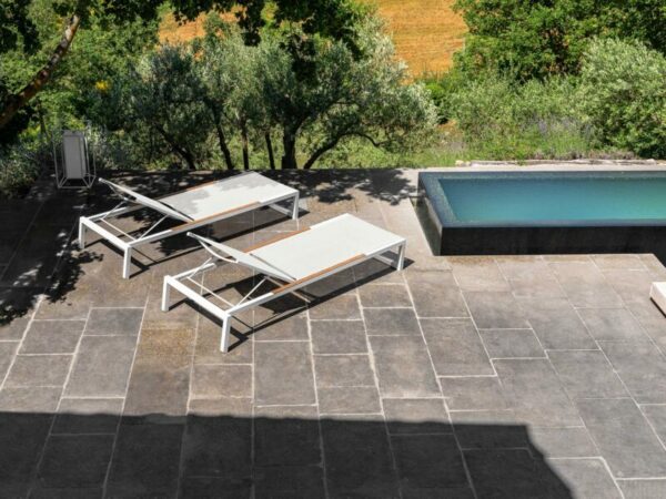 Итальянский шезлонг Alabama//Alu Sunbed 2