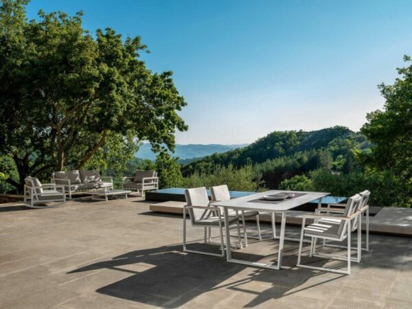 Итальянский стол Alabama//Alu Dining Table 220×100 3