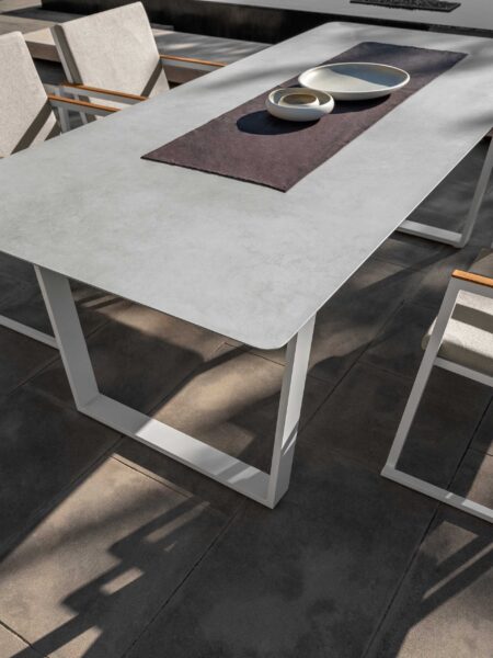 Итальянский стол Alabama//Alu Dining Table 220×100 2