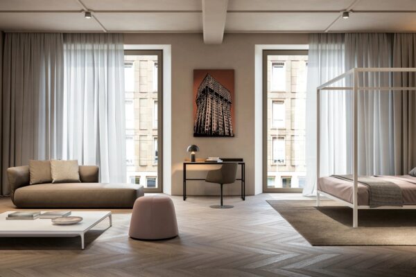 Итальянская кровать Aluminium 7