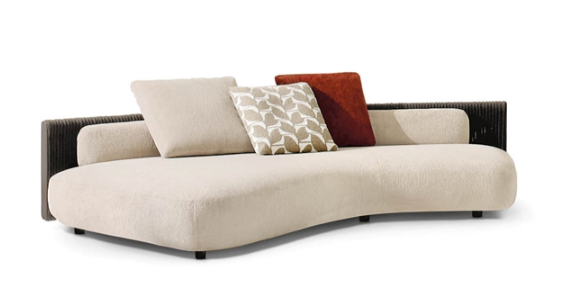 Итальянский диван Bézier "Cord" Outdoor от Minnoti