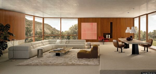 Итальянский диван Coupé от Minotti