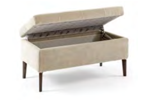 Итальянская кровать Panchette Coffer Capitonné 45x90 от TWILS