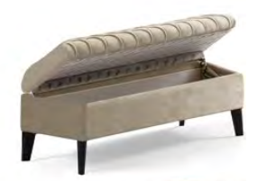 Итальянская кровать Panchette Coffer Capitonné 47x137 от TWILS