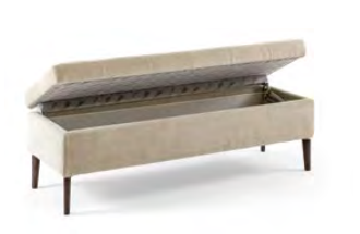 Итальянская кровать Panchette Coffer Capitonné 45x135 от TWILS