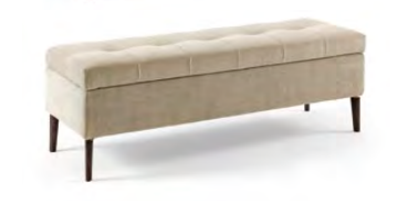 Итальянская кровать Panchette Coffer Capitonné 45x158 от TWILS