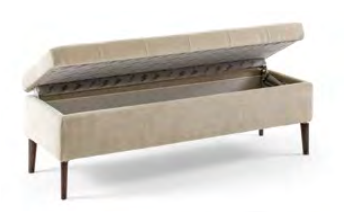 Итальянская кровать Panchette Coffer Capitonné 45x158 от TWILS