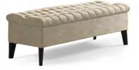 Итальянская кровать Panchette Coffer Capitonné 47x137 от TWILS