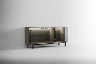 Итальянский комод Credenza 3 ante vetro