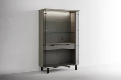 Итальянская витрина Vetrina 2 ante con cassetti