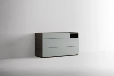 Итальянский комод Comò a 3 cassetti con vano a giorno