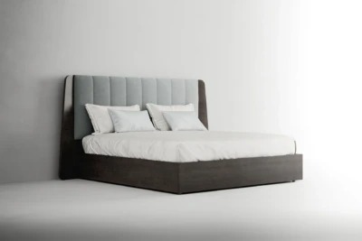 Итальянская кровать Letto matrimoniale Porticello testiera legno/imbottito