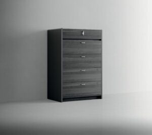 Итальянский комод Settimanale 5 cassetti con top effetto Luxury Calacatta Grey от Tomasella Class