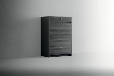 Итальянский комод Settimanale 5 cassetti con top effetto Luxury Calacatta Grey